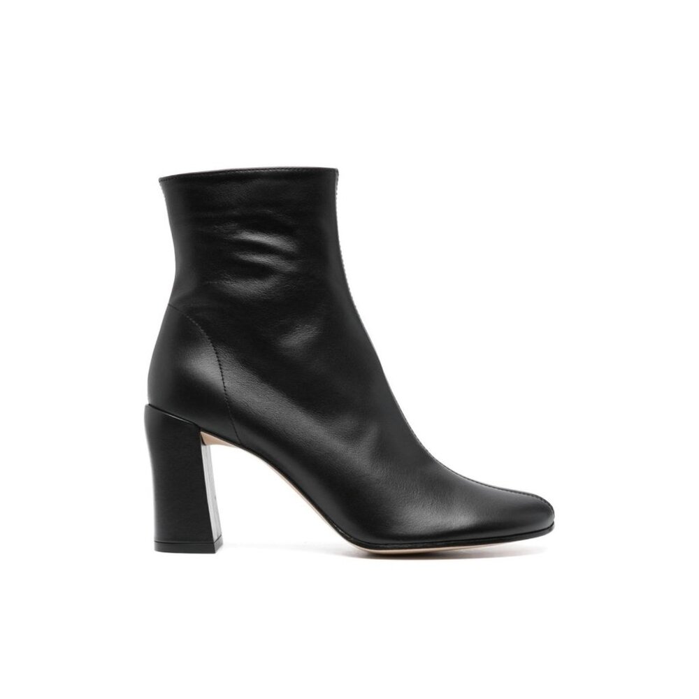 BY FAR Vlada 90mm Leather Ankle Boots Bootie in Black Sz IT 39 / US 8.5